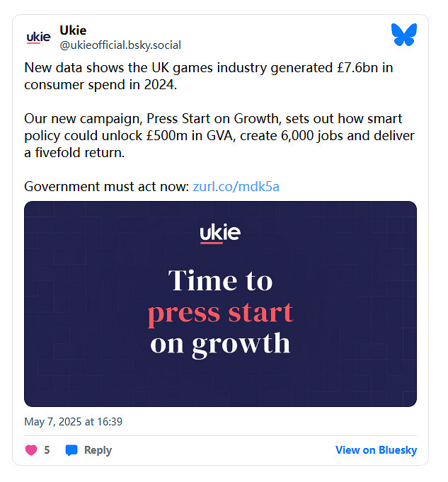 英國實體遊戲銷量下滑 UKIE警示英國政府加大投資 英國實體遊戲銷量下滑 UKIE警示英國政府加大投資