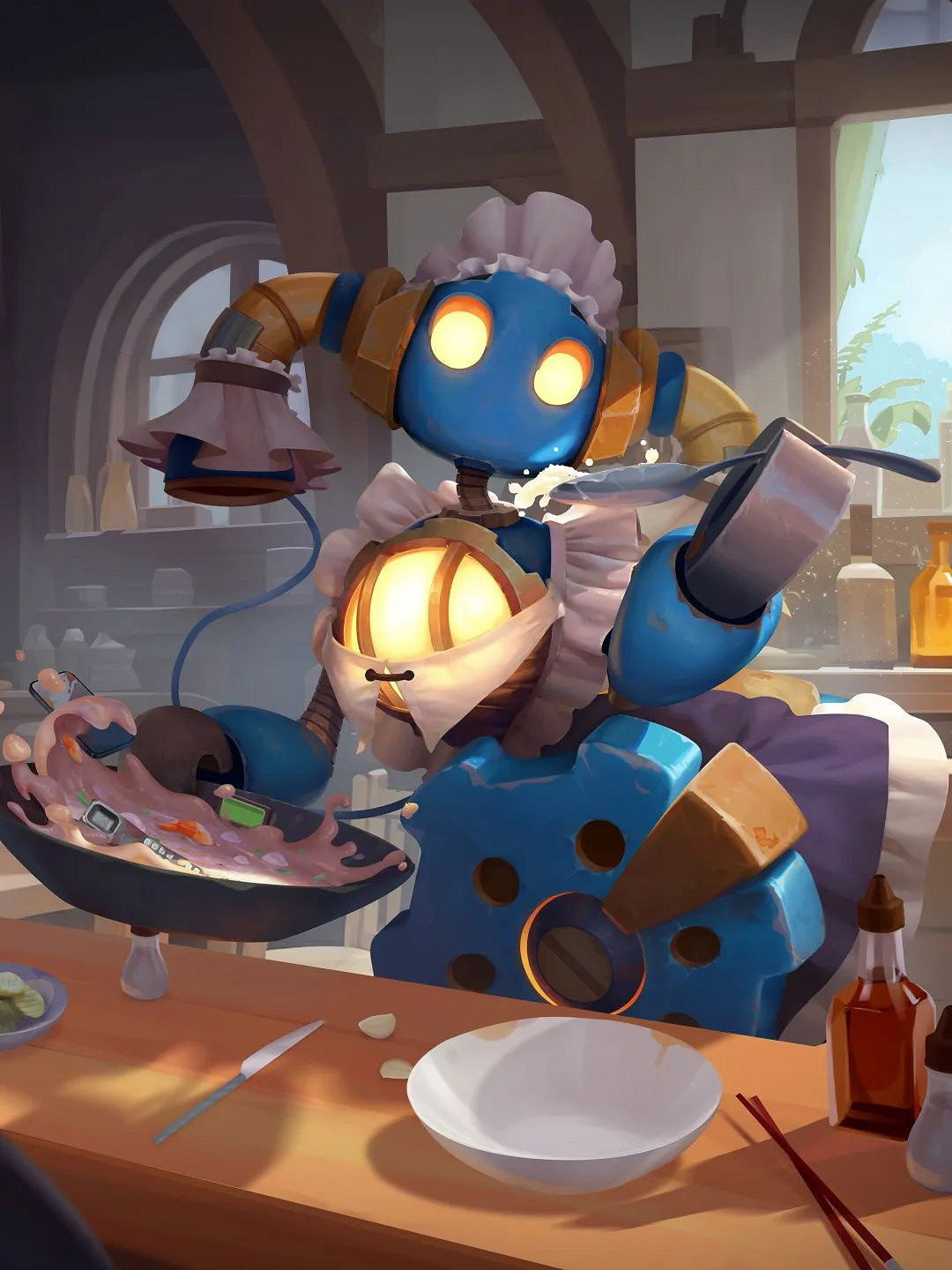 《爐石戰記》官宣將舉辦畫展！主角竟然是機器人！