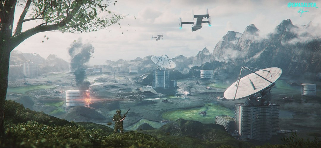 非AI!23歲伊拉克畫師打造《戰地風雲》驚人概念圖 非AI!23歲伊拉克畫師打造《戰地風雲》驚人概念圖