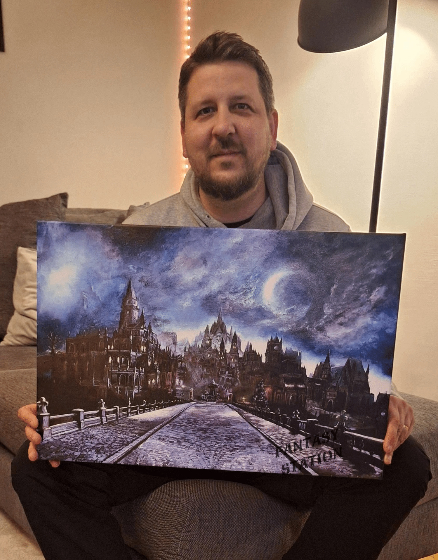 粉絲曬《艾爾登法環》DLC手繪油畫：色彩豐富有層次！