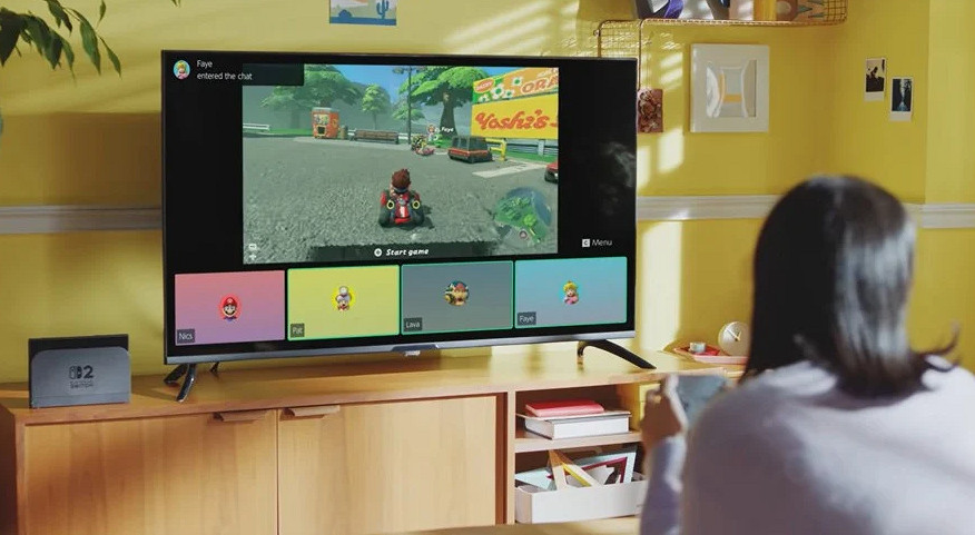 任天堂官方宣傳 Switch2的VVR機能僅支援攜帶模式 任天堂官方宣傳 Switch2的VVR機能僅支援攜帶模式