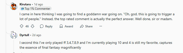 外網熱議:哪部《最終幻想》最適合作為系列入坑作? 外網熱議:哪部《最終幻想》最適合作為系列入坑作?