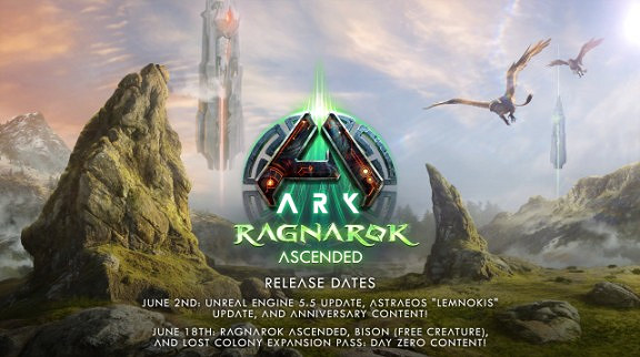 《方舟:生存飛升》將於6月2日上線虛幻5.5版本,各類玩法同步更新 《方舟:生存飛升》將於6月2日上線虛幻5.5版本,各類玩法同步更新