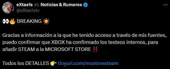 玩大了!曝微軟在進行測試 欲將Steam內建在微軟商店 玩大了!曝微軟在進行測試 欲將Steam內建在微軟商店
