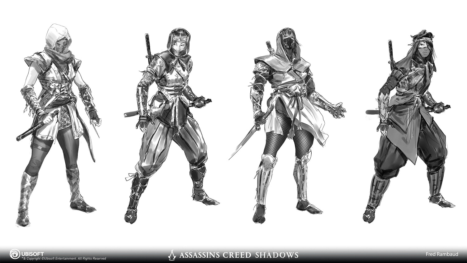 《刺客教條：影》海量概念圖公布：信長妹妹雄姿英發!