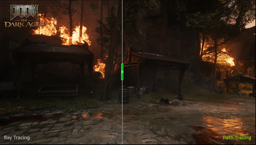 《毀滅戰士》新作即將支援路徑追蹤與DLSS光線重建! 《毀滅戰士》新作即將支援路徑追蹤與DLSS光線重建!