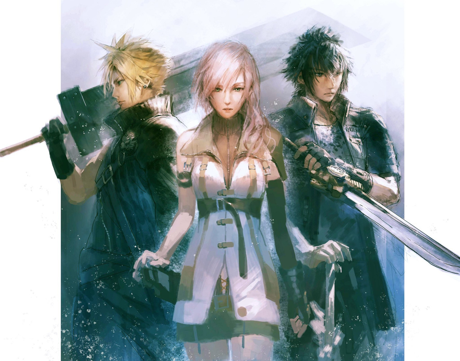 推主分享《最終幻想》同人圖：泳裝&quot;蒂法&quot;美出新高度!