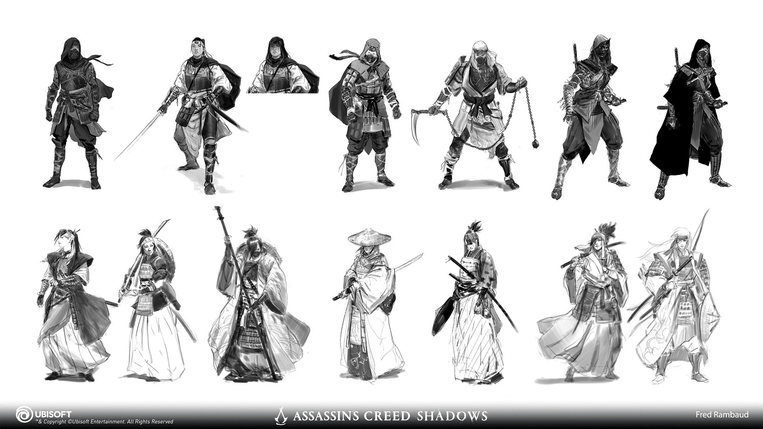 《刺客教條：影》海量概念圖公布：信長妹妹雄姿英發!