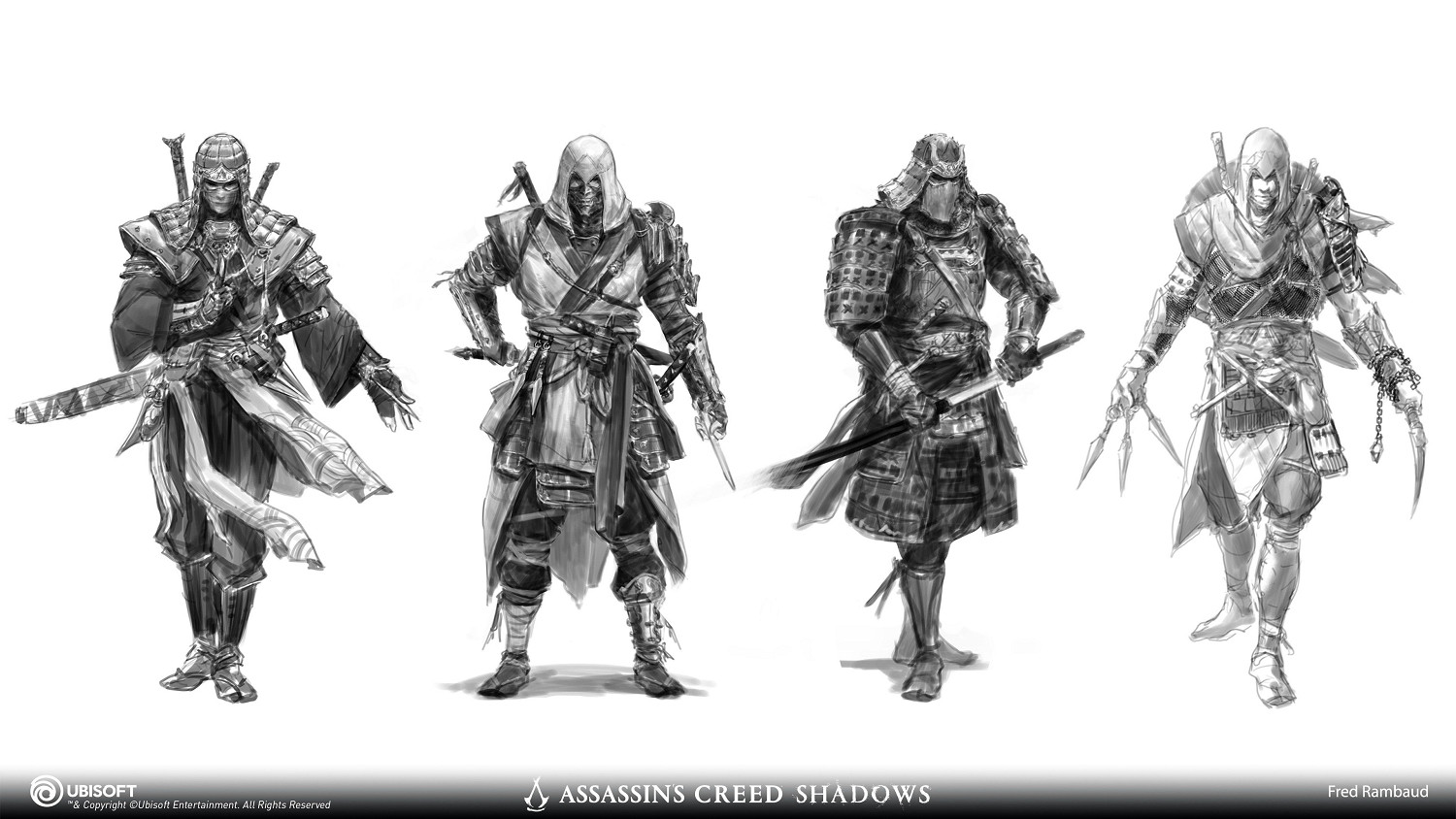 《刺客教條：影》海量概念圖公布：信長妹妹雄姿英發!