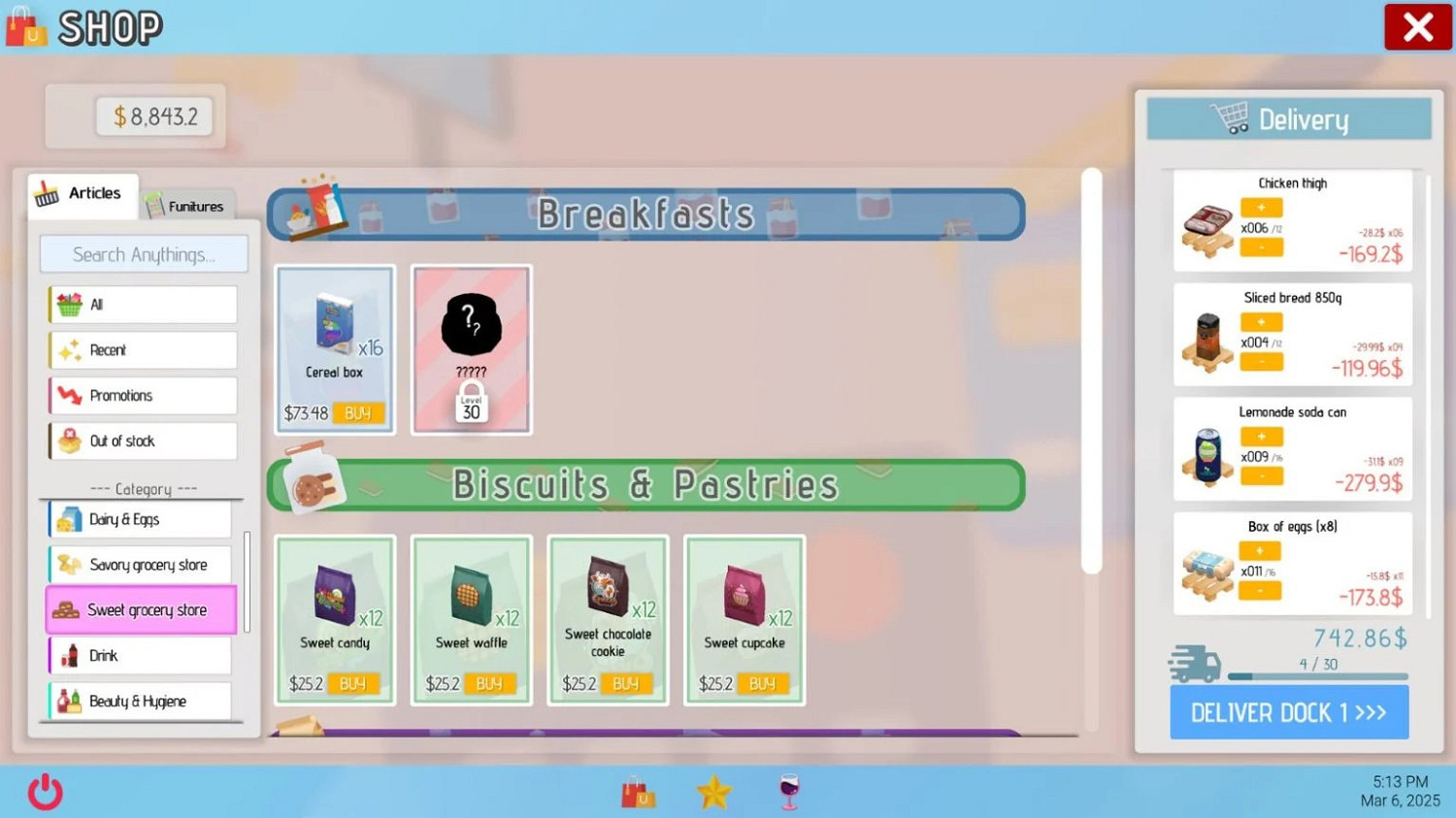 《更好超市》Steam特別好評！打造超市經營沉浸體驗