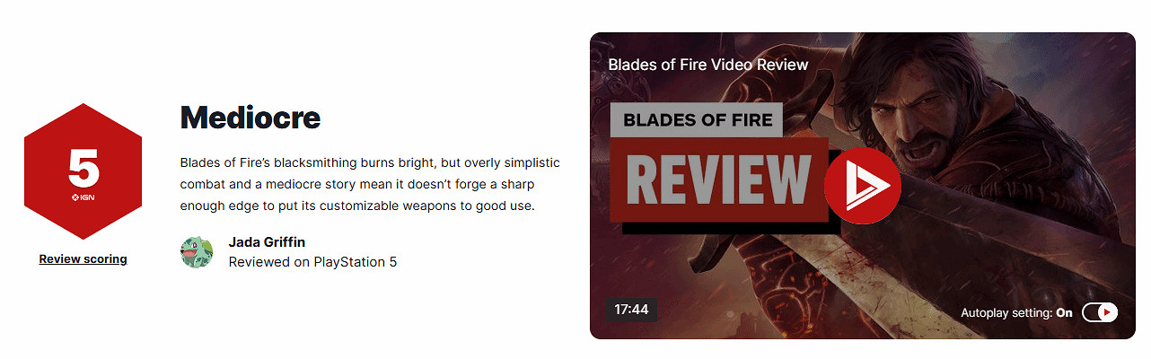 《烈焰之刃》IGN 5分:出色的鍛造系統磨不出鋒利的劍 《烈焰之刃》IGN 5分:出色的鍛造系統磨不出鋒利的劍