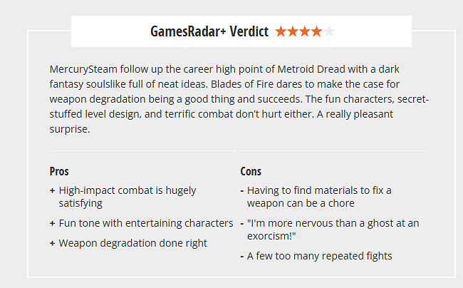 差強人意!動作RPG《烈焰之刃》PS5版 M站均分75分 差強人意!動作RPG《烈焰之刃》PS5版 M站均分75分