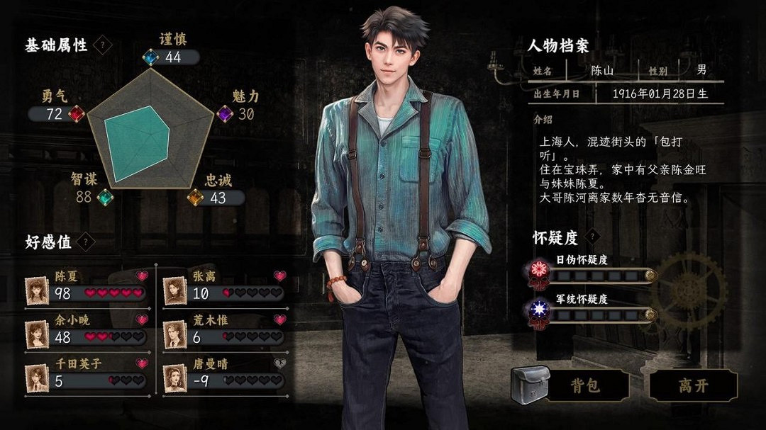 致敬黎明前的無名英雄！諜戰文字冒險遊戲《諜：驚蟄》現已發售