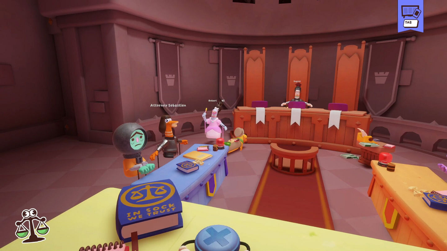 爆笑法庭派對遊戲《Guilty as Sock!》即將推出! 爆笑法庭派對遊戲《Guilty as Sock!》即將推出!