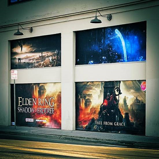 《艾爾登法環黑夜君臨》下周發售！澀谷巨幕廣告預熱