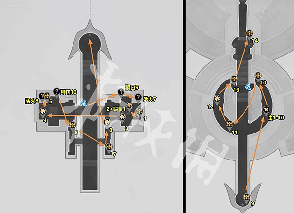 崩壞星穹鐵道無暉祈堂黎明雲崖寶箱位置大全 崩壞星穹鐵道無暉祈堂黎明雲崖寶箱位置大全