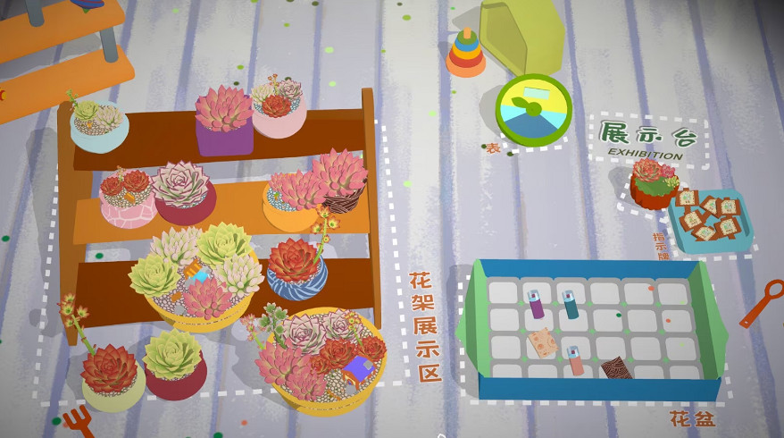 Steam休閒模擬《多肉工作室》亮相 打造專屬治愈盆景 Steam休閒模擬《多肉工作室》亮相 打造專屬治愈盆景