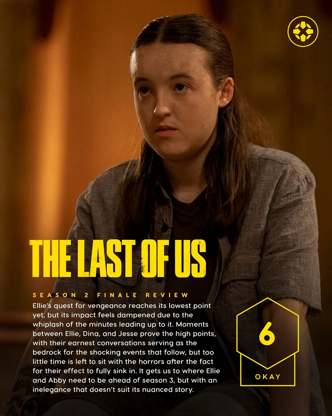 節奏失控的終章！《最後的生還者》第二季大結局IGN 6分