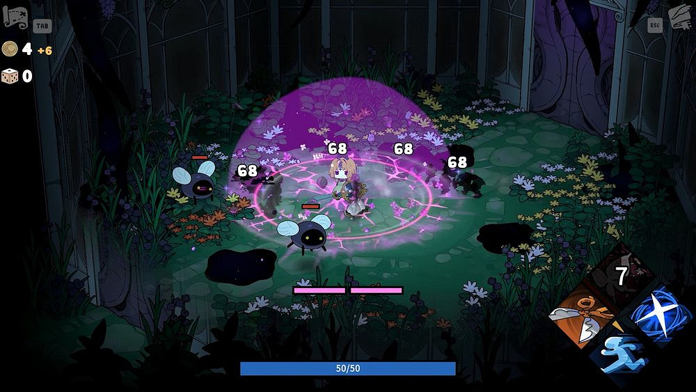 肉鴿動作遊戲《魔女庭園》帶你化身魔女絲爾召集夥伴