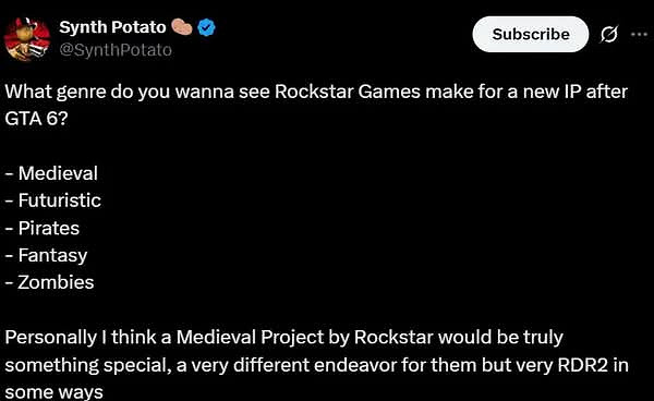 騎砍:在想我的事?粉絲猜測《GTA》後續會有中世紀 騎砍:在想我的事?粉絲猜測《GTA》後續會有中世紀