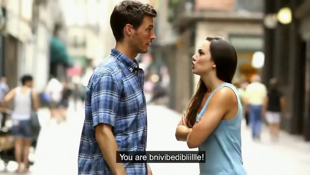 “走神男友”活了!谷歌Veo 3讓靜態梗圖變身真人短劇 “走神男友”活了!谷歌Veo 3讓靜態梗圖變身真人短劇