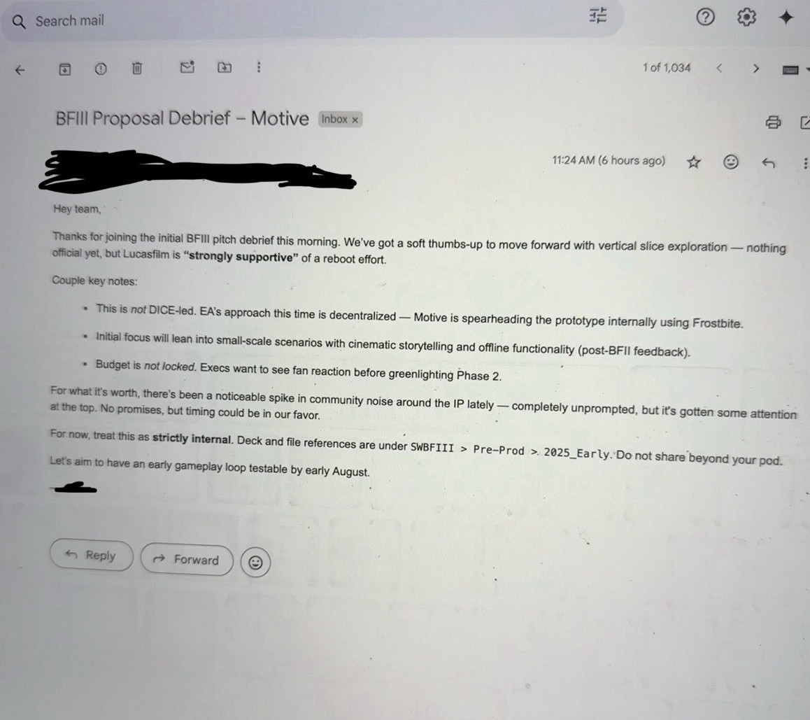 重啟經典IP!《星際大戰:前線3》開發計劃疑遭泄露 重啟經典IP!《星際大戰:前線3》開發計劃疑遭泄露