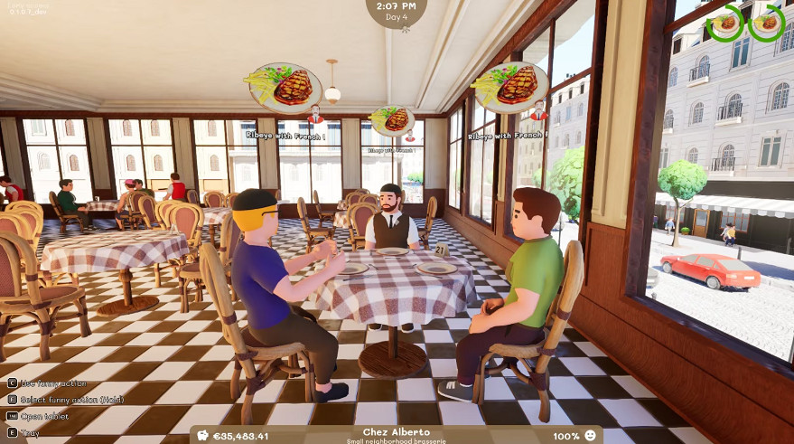 AI服務員還罷工?4人同遊《法國小館模擬器》免費試玩 AI服務員還罷工?4人同遊《法國小館模擬器》免費試玩