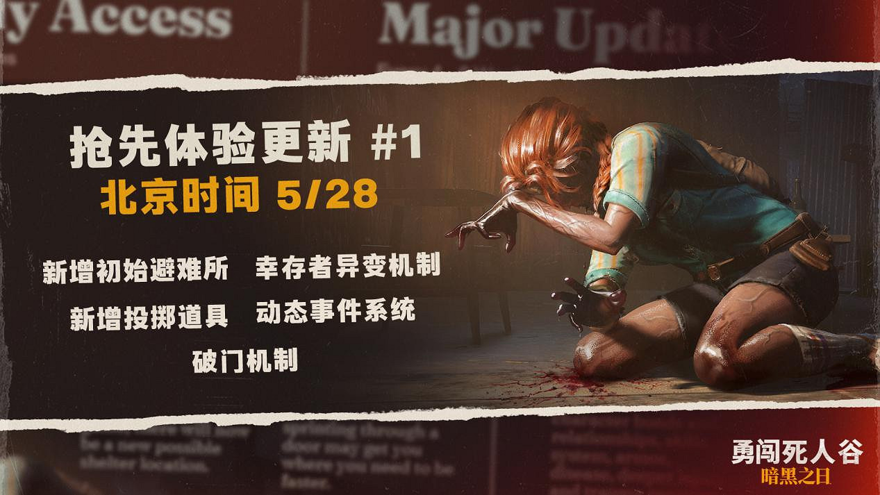 《勇闖死人谷:暗黑之日》發布首輪內容更新,強化生存難度與策略深度 《勇闖死人谷:暗黑之日》發布首輪內容更新,強化生存難度與策略深度