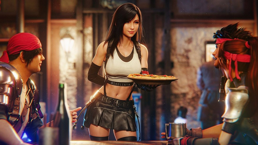 《最終幻想7》蒂法新添3D美圖！不愧是3D區耶路撒冷