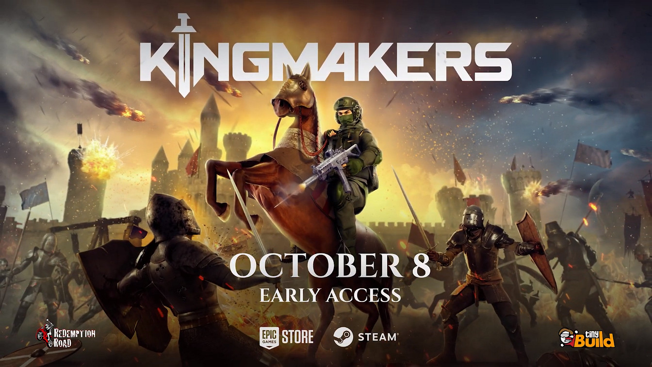 中世紀能玩槍開坦克?《Kingmakers》搶先體驗預告片 中世紀能玩槍開坦克?《Kingmakers》搶先體驗預告片