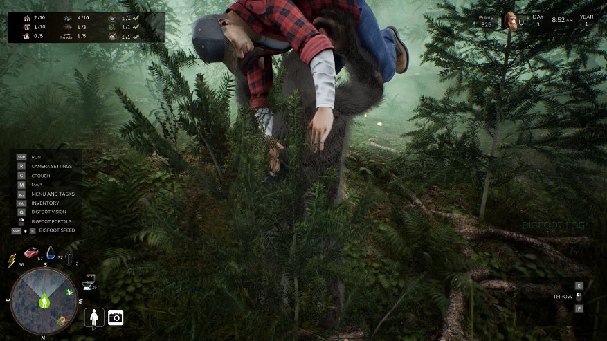 另類模擬器《大腳怪的生活》Demo上線!我尖叫!人尖叫