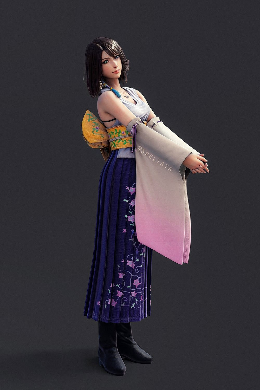 《最終幻想7》蒂法新添3D美圖！不愧是3D區耶路撒冷