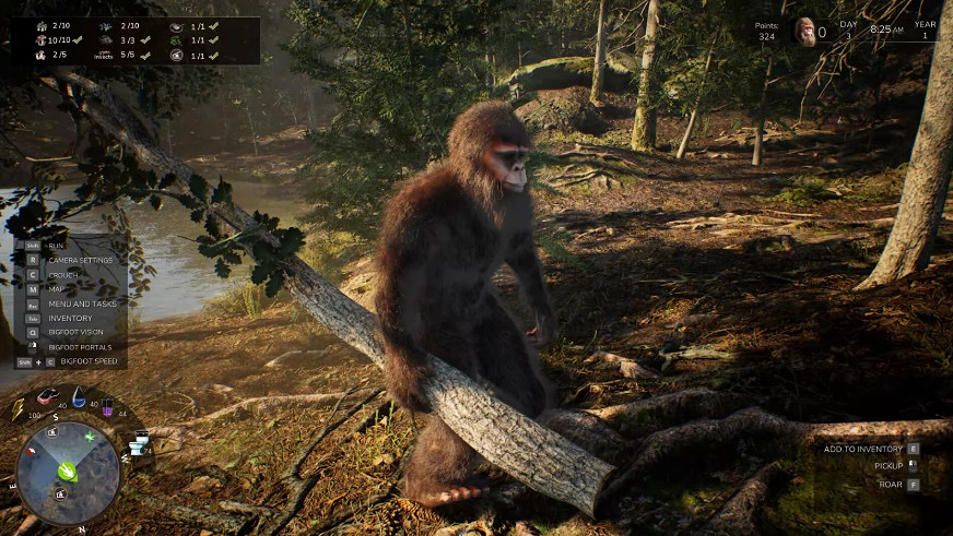 另類模擬器《大腳怪的生活》Demo上線!我尖叫!人尖叫