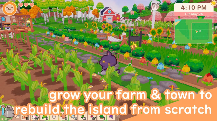 高自由度的像素風動森+星露谷！《Snacko》好評發售