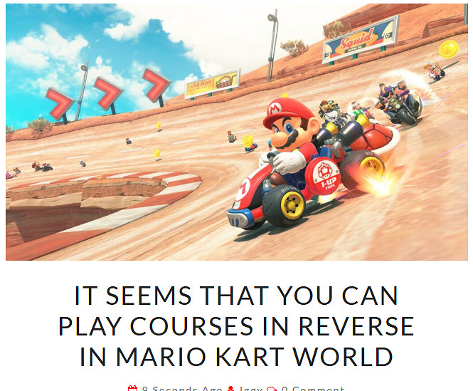 一眼盯幀!玩家發現《瑪利歐賽車:世界》有反向賽道 一眼盯幀!玩家發現《瑪利歐賽車:世界》有反向賽道