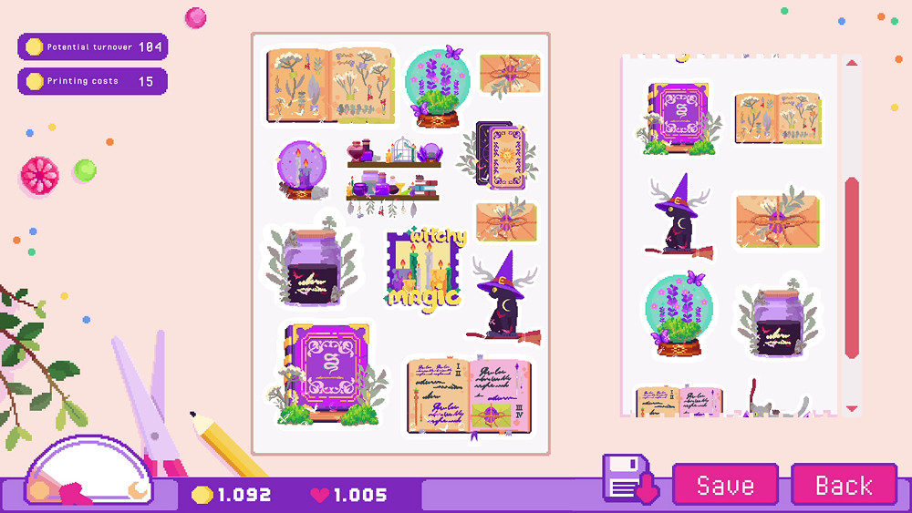 製作魔法貼紙!《小小貼紙鋪》新DLC「暗影之書」上線 製作魔法貼紙!《小小貼紙鋪》新DLC「暗影之書」上線