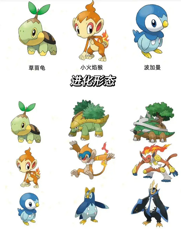 《寶可夢》歷代禦三家一覽 《寶可夢》歷代禦三家一覽