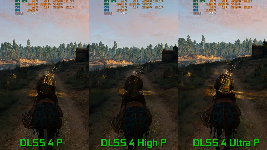 DLSS 4新的高性能模式測試 幀數更高、畫質幾乎沒影響