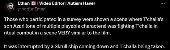 漫威《黑豹》遊戲概念圖流出！遺憾項目已經被取消