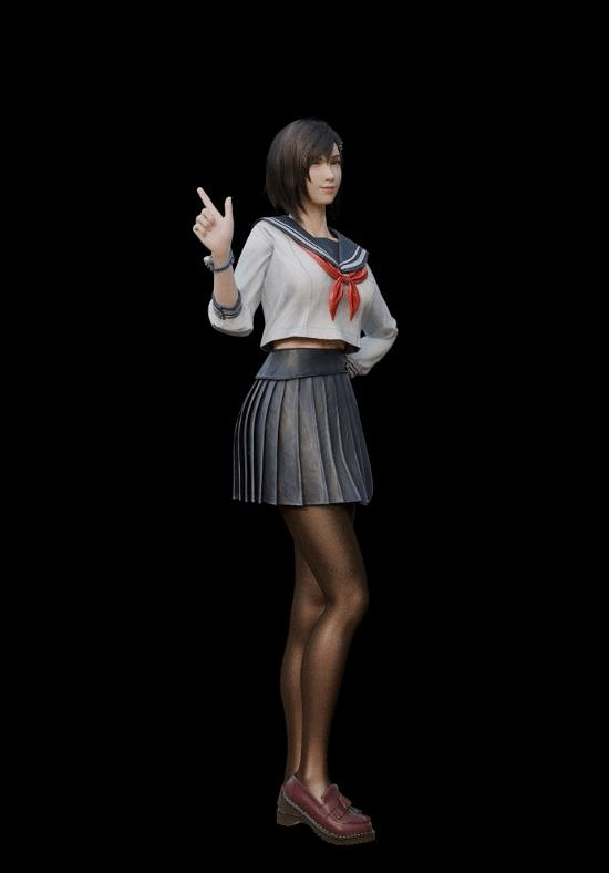 《最終幻想7RE》蒂法3D新圖：美腿玉足緊夾克勞德！