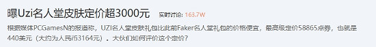 Uzi名人堂皮膚賣3K?網友炸鍋:這波吃相太難看! Uzi名人堂皮膚賣3K?網友炸鍋:這波吃相太難看!