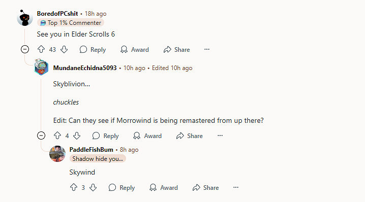 《上古卷軸4RE》驚現逆天Bug:玩家可跳出地圖邊界 《上古卷軸4RE》驚現逆天Bug:玩家可跳出地圖邊界