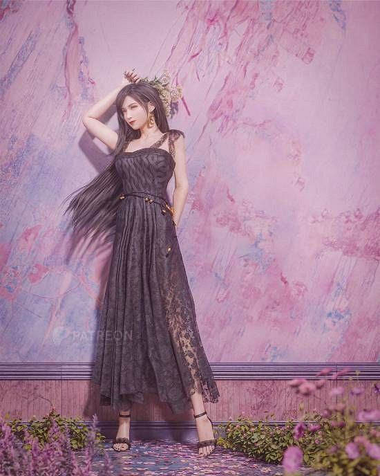 《最終幻想7RE》蒂法3D新圖：美腿玉足緊夾克勞德！