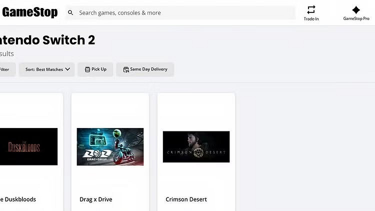 GameStop疑似泄露《紅色沙漠》將登陸Switch2的消息