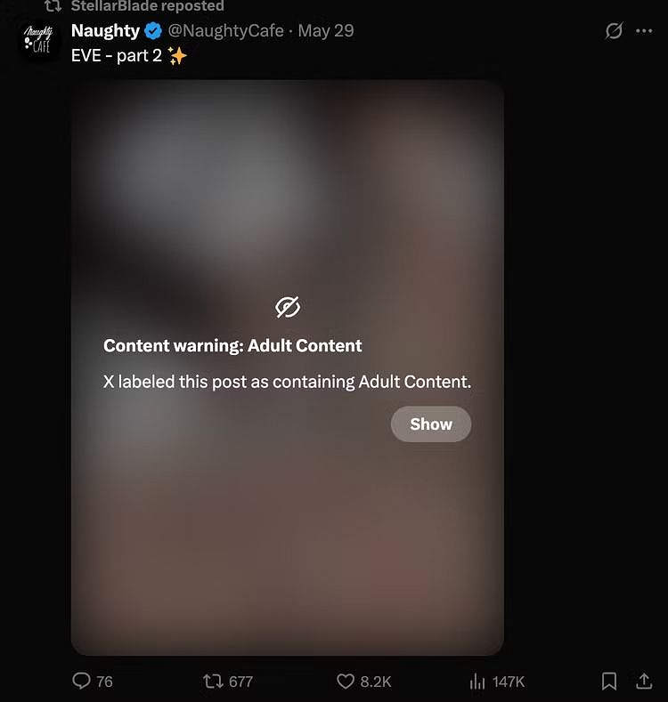 很炸裂的宣發方式!《劍星》官方竟然轉發成人內容 很炸裂的宣發方式!《劍星》官方竟然轉發成人內容