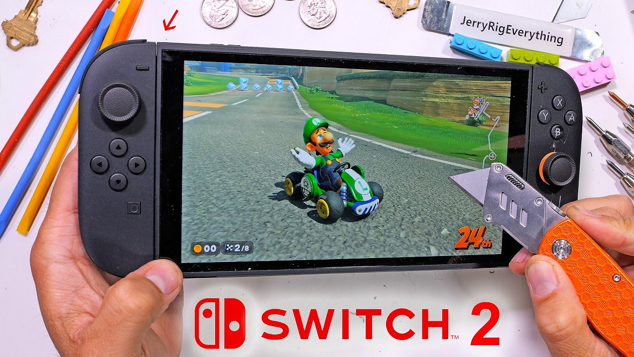 跟諾基亞合作了?Switch2品質測試:刀割火燒仍能運作 跟諾基亞合作了?Switch2品質測試:刀割火燒仍能運作
