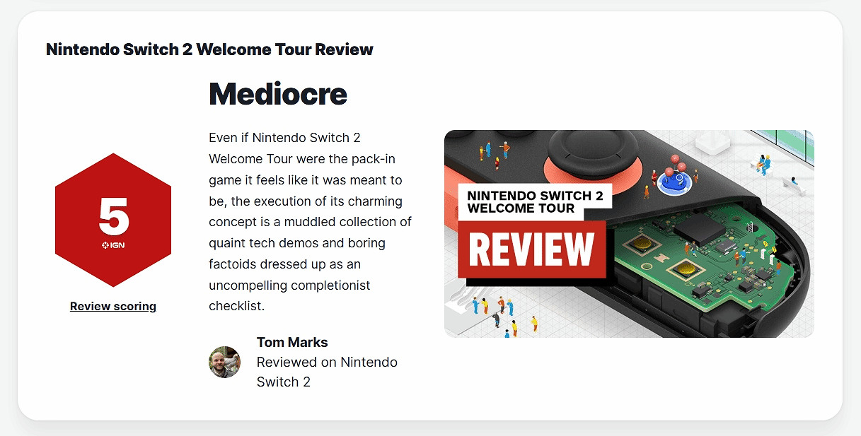 《Nintendo Switch2秘密展》IGN5分:混亂且缺乏吸引力 《Nintendo Switch2秘密展》IGN5分:混亂且缺乏吸引力