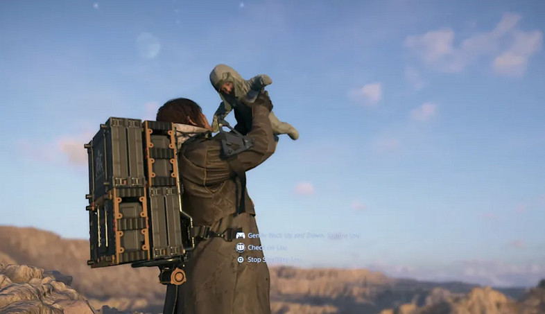 真就帶娃送快遞?《死亡擱淺2》能手把搖晃來哄BB開心 真就帶娃送快遞?《死亡擱淺2》能手把搖晃來哄BB開心