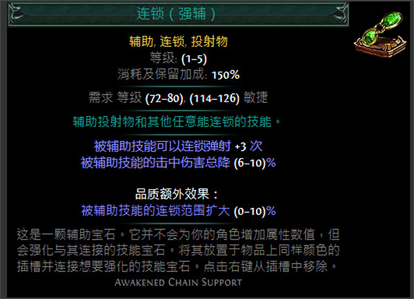 《流亡黯道》綠色輔助寶石資料大全 《流亡黯道》綠色輔助寶石資料大全