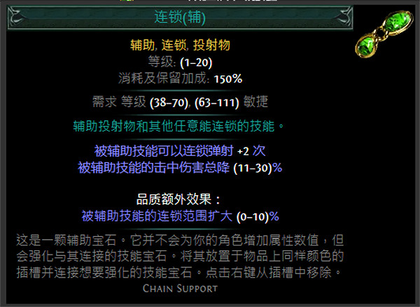 《流亡黯道》綠色輔助寶石資料大全 《流亡黯道》綠色輔助寶石資料大全